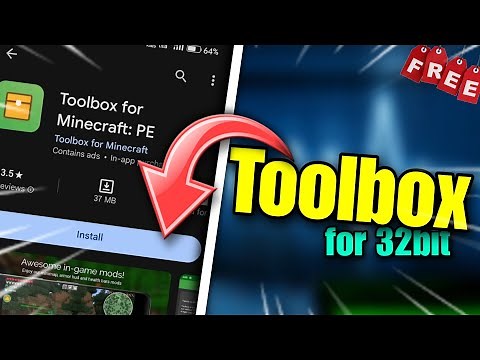INSTALL Original Minecraft Toolbox for 32 Bit 😍