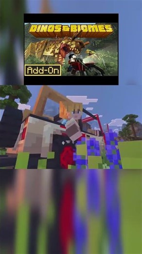 Dinos & Biomes Add-On #addons #addonminecraft #minecraftbedrock #minecraft