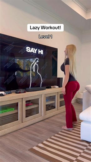 Doing this at home lazy workout is a great form of exercise for any age! For best results try implementing this routine into your daily life. It is a great form of exercise, especially when you don’t have time to go to the gym!💪 #fyp #lazyworkout #exercise #fitness #gym