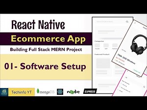 Environmental Setup React Native Ecommerce App Mern Stack Project | Mern App