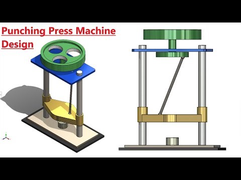 How to Make a Punching Press Machine in SolidWorks