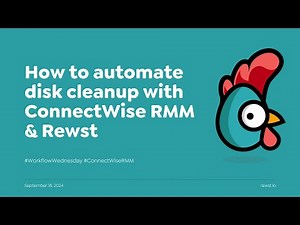 Automating Disk Cleanup with Rewst Saves 30 Hours a Month