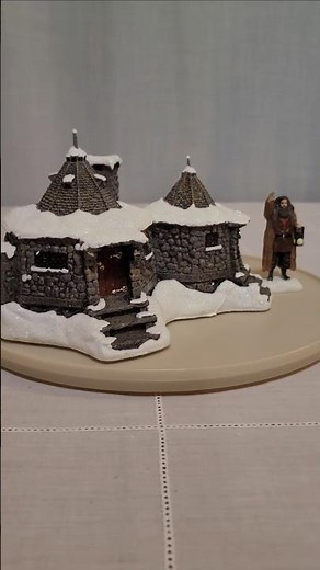 Magical Display! ✨ Harry Potter Hagrid’s Hut from Hawthorne Village
