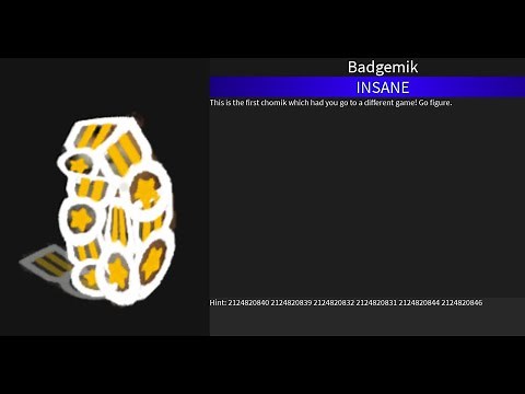 How To Get Badgemik [Find The Chomiks]