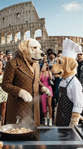 What happens next in Rome Colosseum - #dog #dogfans #dogsworld #doglife #funny #dogster