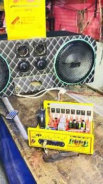 Custom Tractor Music Box with Dual SpeakersUnique Tractor Music System Box with 12" Dual Speakers!