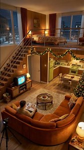 Retro Tiny Loft Apartment | Small Space Interior Design | Compact Living Ideas #apartmenttour