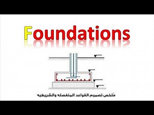 شرح تصميم القواعد المنفصله design of isolated footing (Shallow foundation)