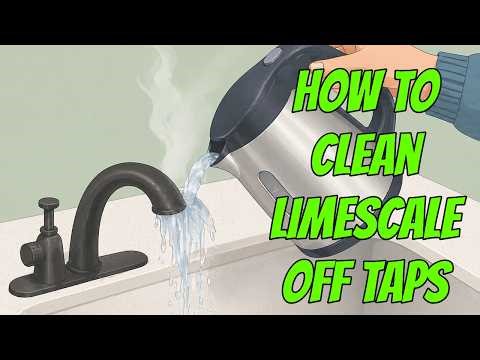 How to Clean Limescale Off Taps