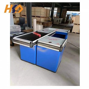 [Hot Item] Hot Selling Metal Money Table Cashier Desk Cashier Checkout Counter
