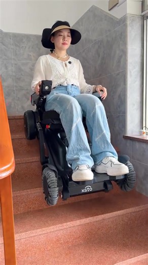 You are Watching "This AI Mobility Robot Wheelchair Can Climb, Crawl & Conquer Anything - Meet XSTO X12!" Forget what you know about wheelchairs. The X12 AI Plus isn’t just a ride — it’s a full-on off-road machine that climbs stairs, rolls over rocks, and handles rough paths like it’s nothing. In this video, we take a deep look at this futuristic mobility robot that’s built to go where regular wheels can’t. From tight staircases to steep slopes, we put the X12 through real-world tests — and it d