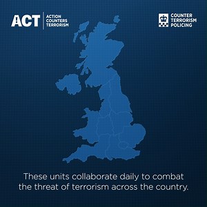 The Counter Terrorism Policing network stretches across the UK. Each unit has officers and staff working in a range of specialist fields, such as investigations, forensics, community liaison and communications 🔍🗣 Find out more about what we do ⬇️ https://www.counterterrorism.police.uk/ | Counter Terrorism Policing