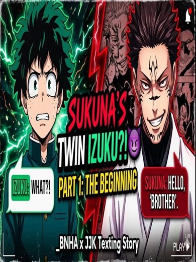 Sukuna’s Twin Izuku?! 😈 #deku #textingstory #bakugo #mha #bnha #trending #viral #yt #ytshorts
