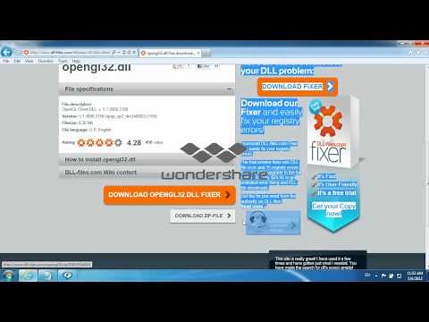 How to download opengl32.dll