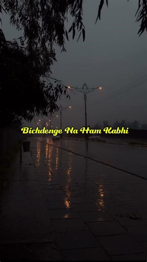Wo jo kehte the bichdenge na ham kabhi 🍂✨️ Dekhte Dekhte ( lyrics) whatsapp status #sad​ #trending