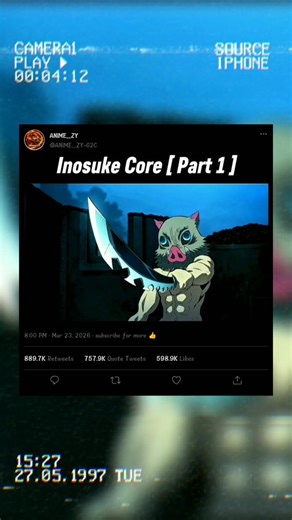 Inosuke Core Part 1 😂 #demonslayer #kny #inosuke #fypシ