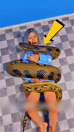 A 16 Foot Python Wrapped Around A 64 Year Old