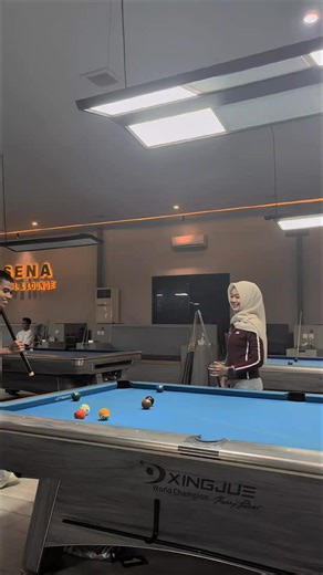 Enjoying a Couple's Billiard Date 🎱