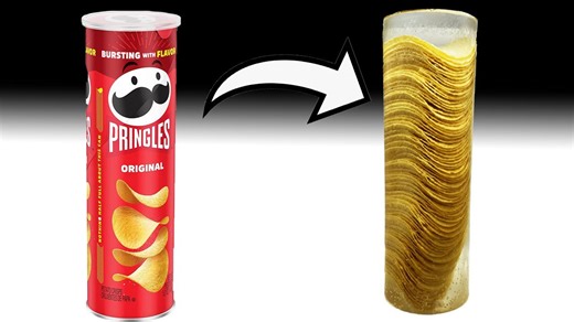 Encasing an entire can of Pringles in clear epoxy resin