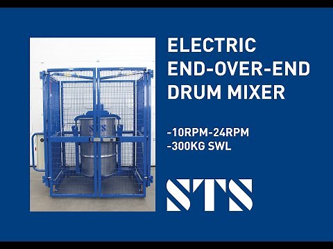 Electric End-Over End Drum Mixer (DME01-230V, 10 RPM/24 RPM)