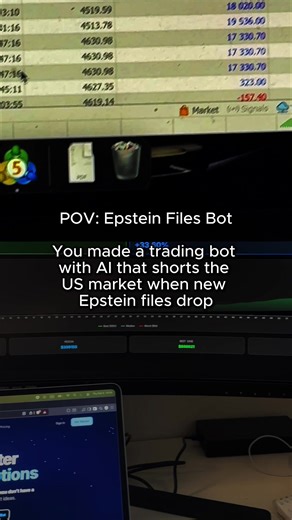 Alright guys, this is a joke - But with AlgoForge you can actually create any trading bot you want instantly, even if you don’t yet have a strategy. So try it 🦾📈#epstein #daytrading #tradingbot #tradingtips #algotrading