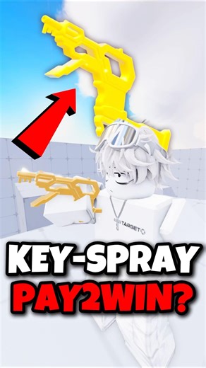 Is The Spray Key Skin PAY TO WIN? - Roblox Rivals