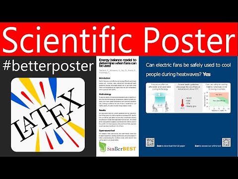 Scientific conference poster - LaTeX