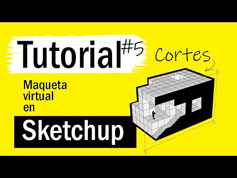 CÓMO HACER CORTES EN SKETCHUP