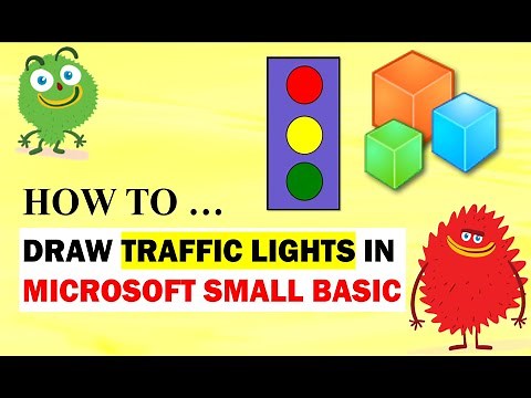 How to Draw Traffic Lights in Small Basic| [Hello Shapes]