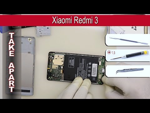 How to disassemble 📱 Xiaomi Redmi 3 Take apart Tutorial