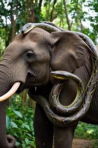 Python Vs Elephant🤯⚡#shorts