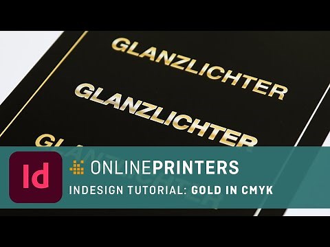 InDesign-Tutorial: Gold in CMYK