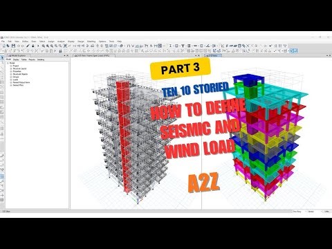 How to Define Seismic and Wind Load of a 10 Storey Residential Building in ETABS as per BNBC 2020