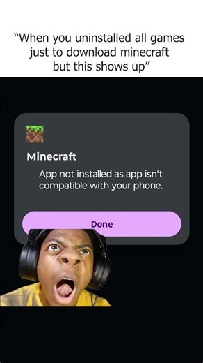 Only android players will get this... | #memes #minecraft