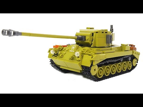 Build Your Own Lego Tank: Unboxing Sluban Army M38-B0860 Tank M26 Pershing
