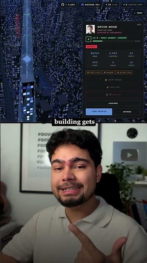 How To Turn Your GitHub Profile Into A 3D City | Git City 3D Visualizer Tutorial! #ai #github