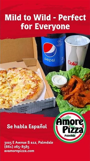Mild to Wild Family Meal Deal 🍕🍗🥤 | Amore Pizza