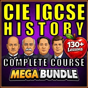 CIE IGCSE History MEGA Bundle | 130+ Lessons/Unit Plans | Complete 2-Year Course