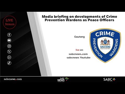 Media briefing on developments of Crime Prevention Wardens as Peace Officers
