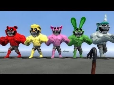 ALL MUSCLE MONSTER POPPY PLAYTIME READY FOR BATTLE (Garry's mod)