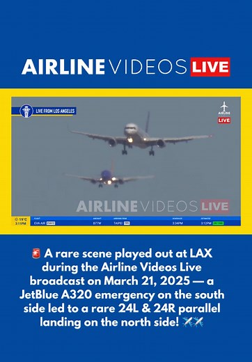 JetBlue A320 Emergency Landing at LAX