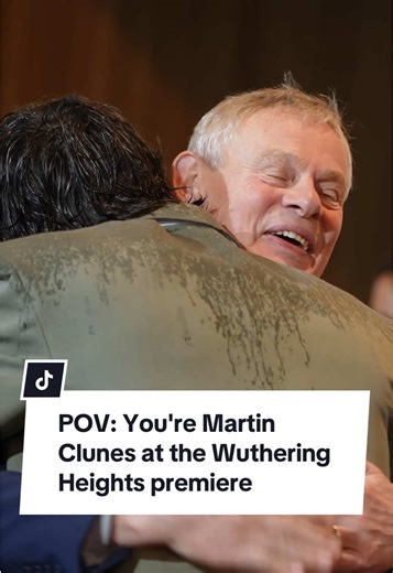 Martin Clunes Enjoys Wuthering Heights Premiere Experience