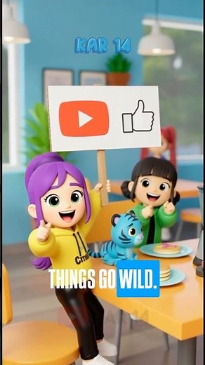 Derpy’s First Chaos 🐯⚡ | Rumi, Mira & Zoey Go Wild! #roblox #shorts