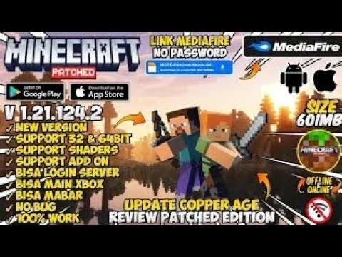 Minecraft Patch 1.21.124 || Latest 2025 || Minecraft review