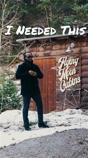 Christopher Mitchell on Instagram: "Woke up here 🌲✨ Flying Moon Cabins — Idaho Springs, Colorado Peace hits different in the mountains"