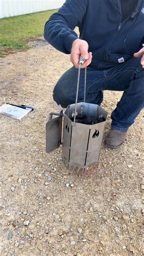 How to use a Charcoal chimney #chiassonsmoke #charcoalgrill #grilling #cooking | Chiasson Smoke