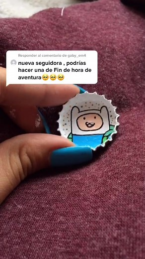 Responder a @gaby_em4 espero te guste 💕 #fyp #reciclaje #viral #chapa #arte #peru #horadeaventura #finn