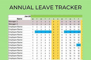 Buy Staff Annual Leave Tracker, Holiday Calendar for Work, Excel - 2026/2027 Online in India - Etsy