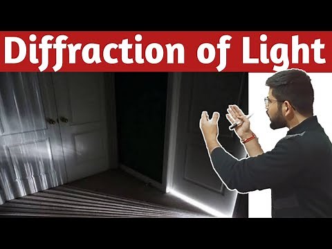 What is diffraction of light? || Diffraction of light in hindi, Diffraction Class12th Abhishek sir