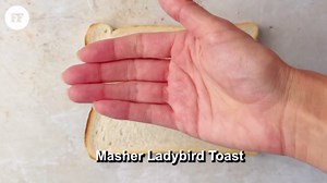 Masher ladybird toast, a fun and tasty toast hack